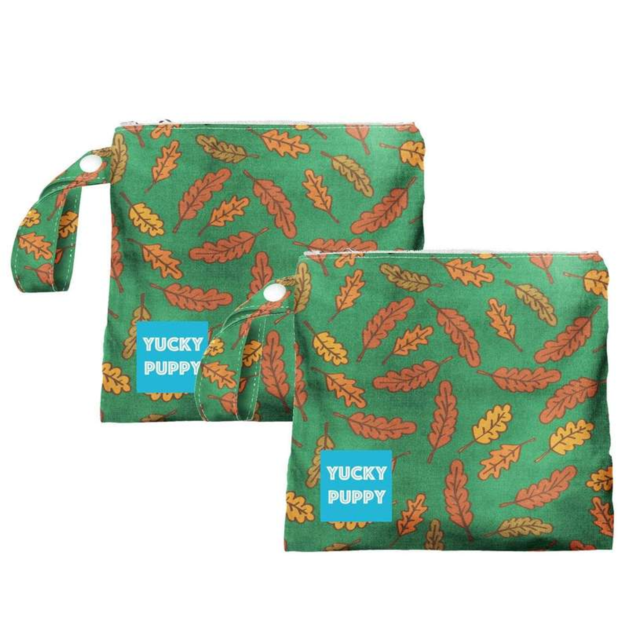 Fall Leaves Dog Poop Bag Holders, Extra Large Size Image 1