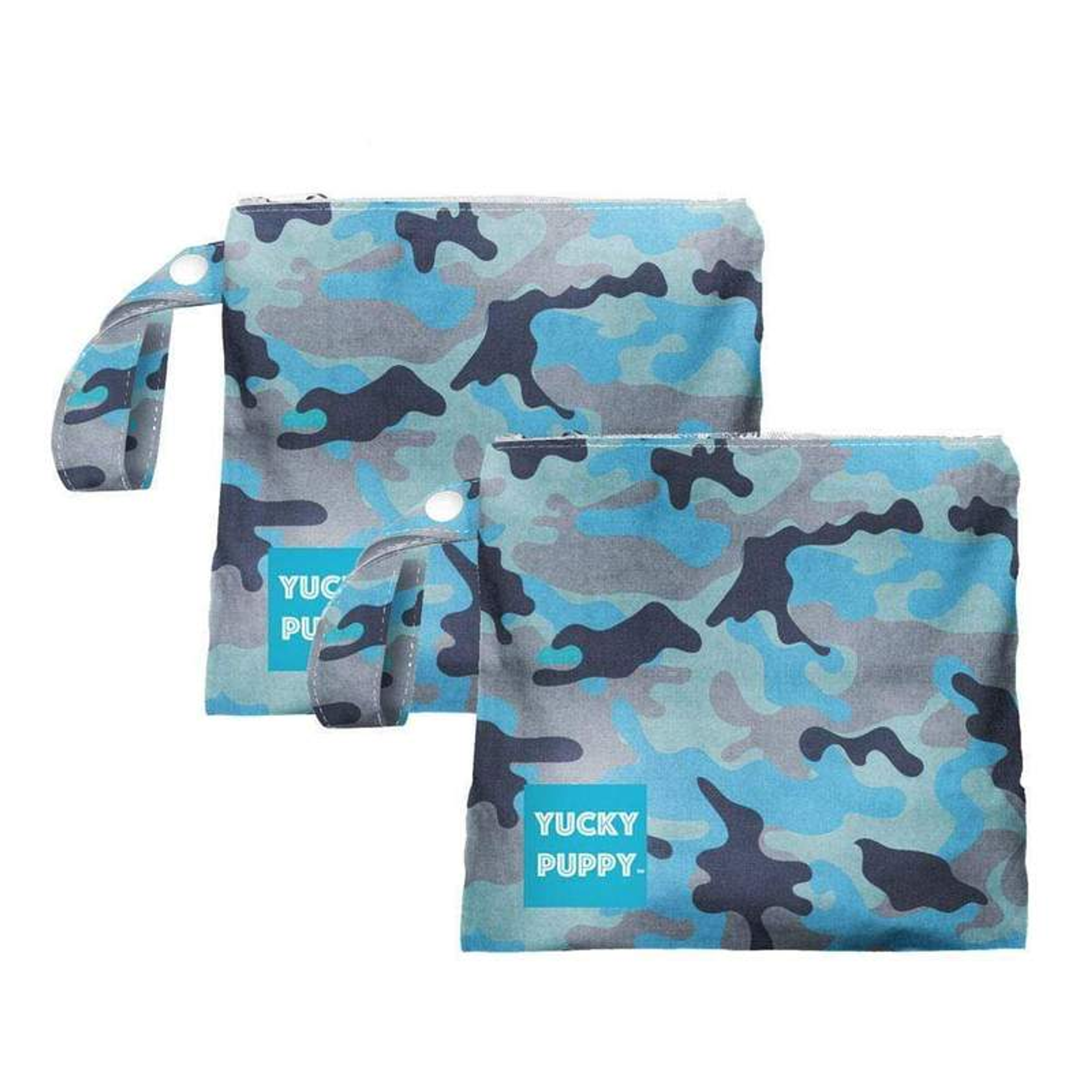 Blue Camo Dog Poop Bag Holders Image 1