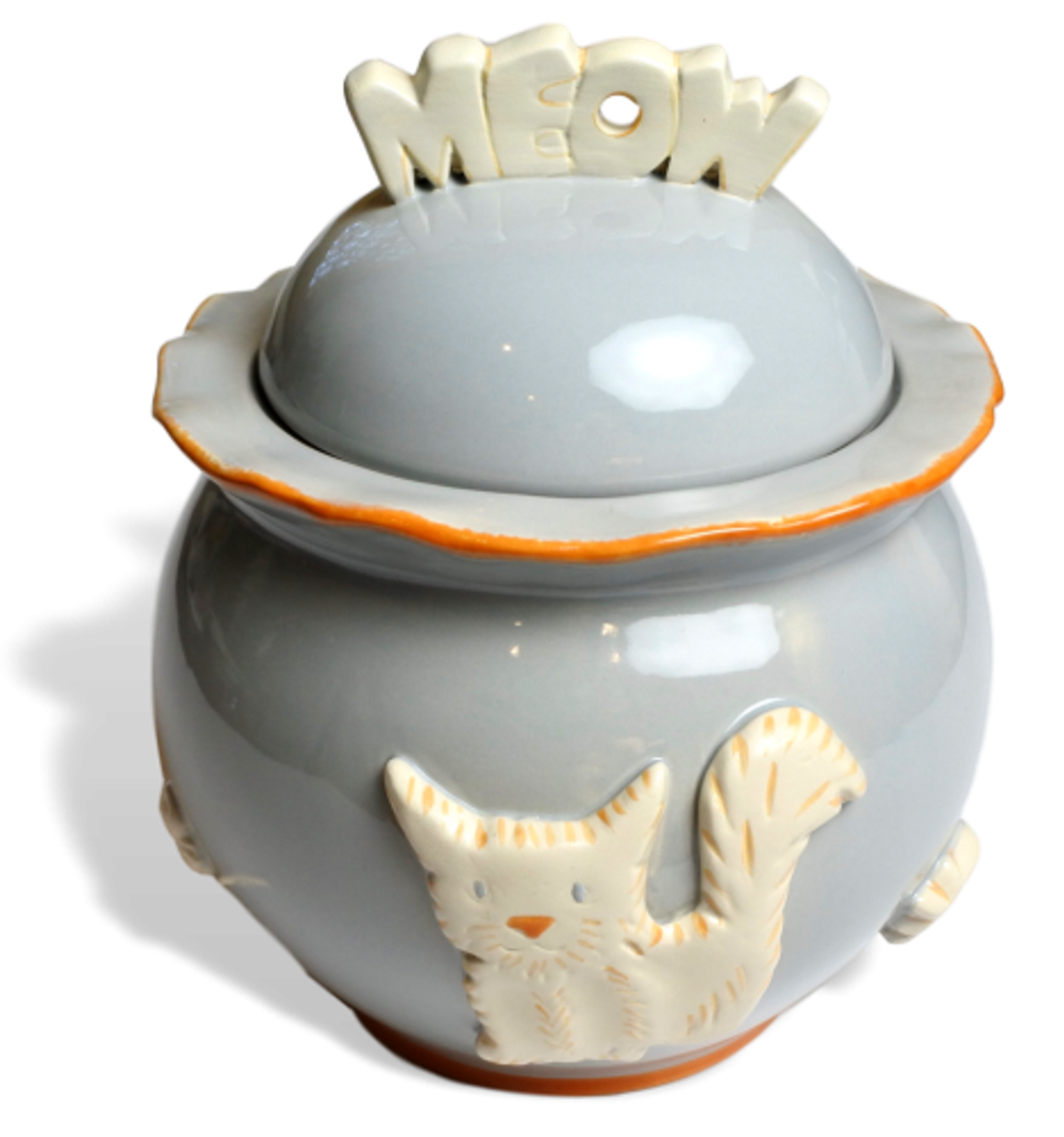 Cat Treat Jar Image 1