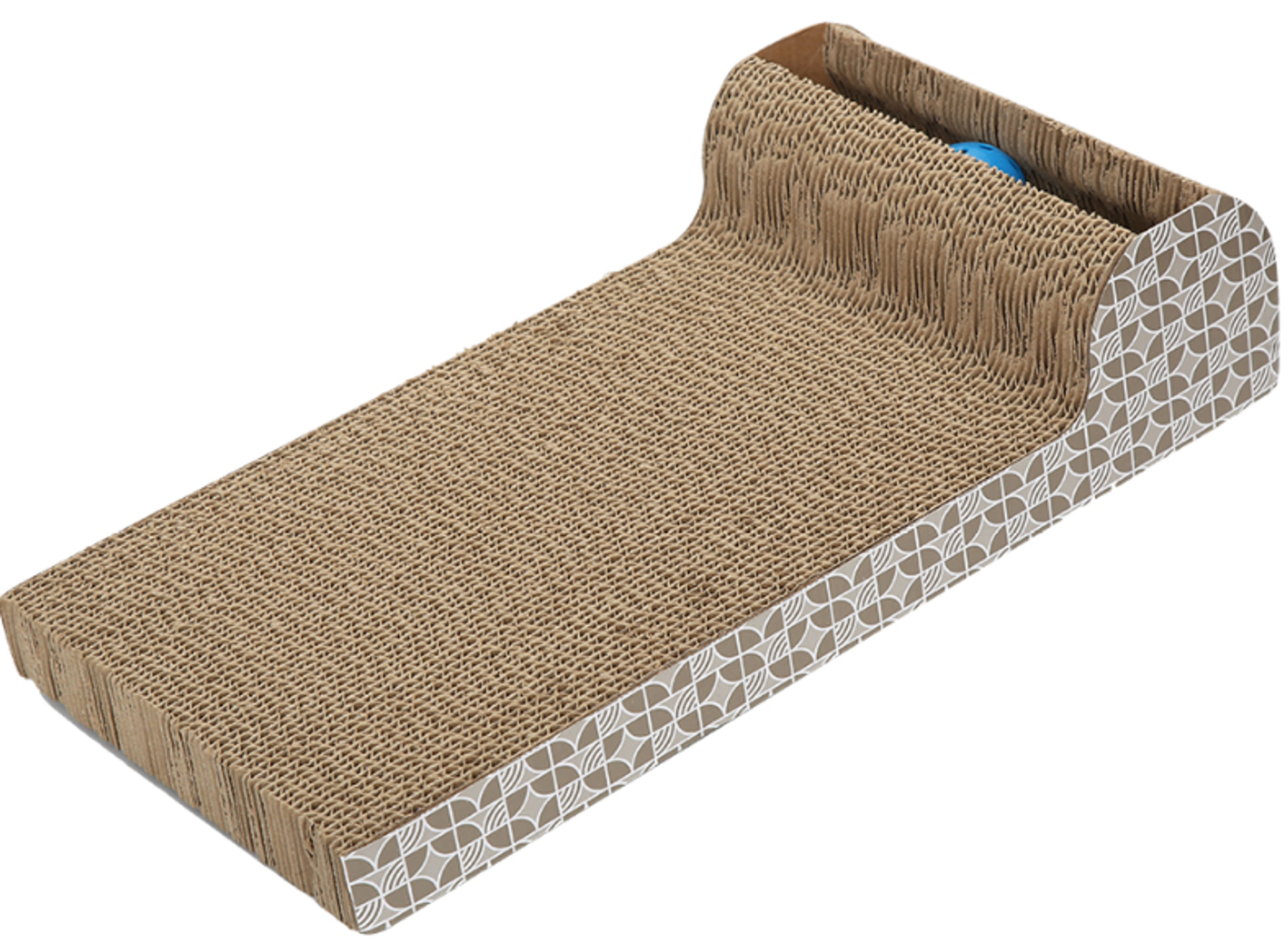 L-Shaped Cat Scratching Board Image 1
