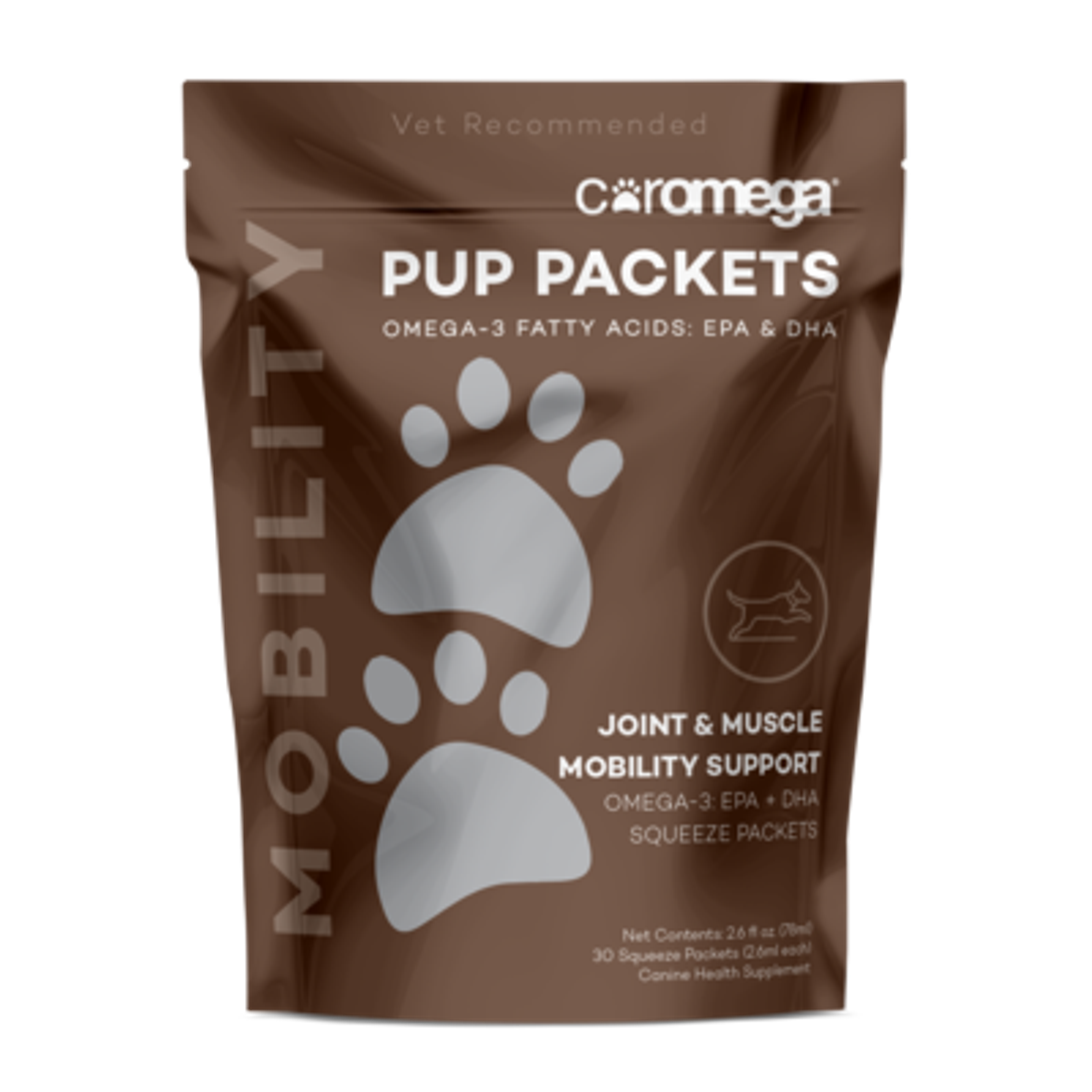 Coromega Pup Packets Omega-3 Joint & Muscle Mobility Support Image 1