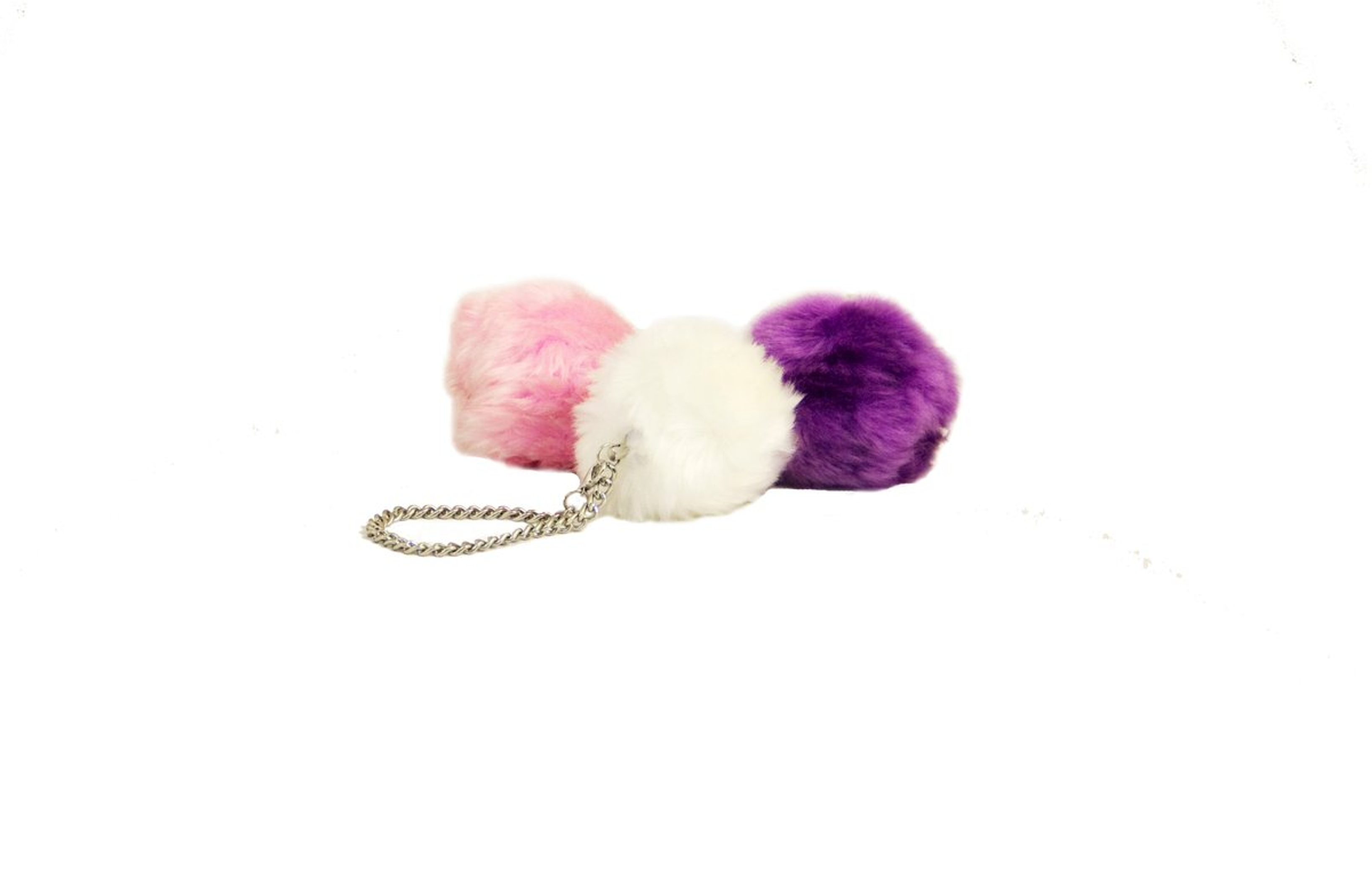 Buzzer Fashionable Furry Alarm for Children and Women Color Pink Purple White Size Compact Includes 3 Button Cell Batteries