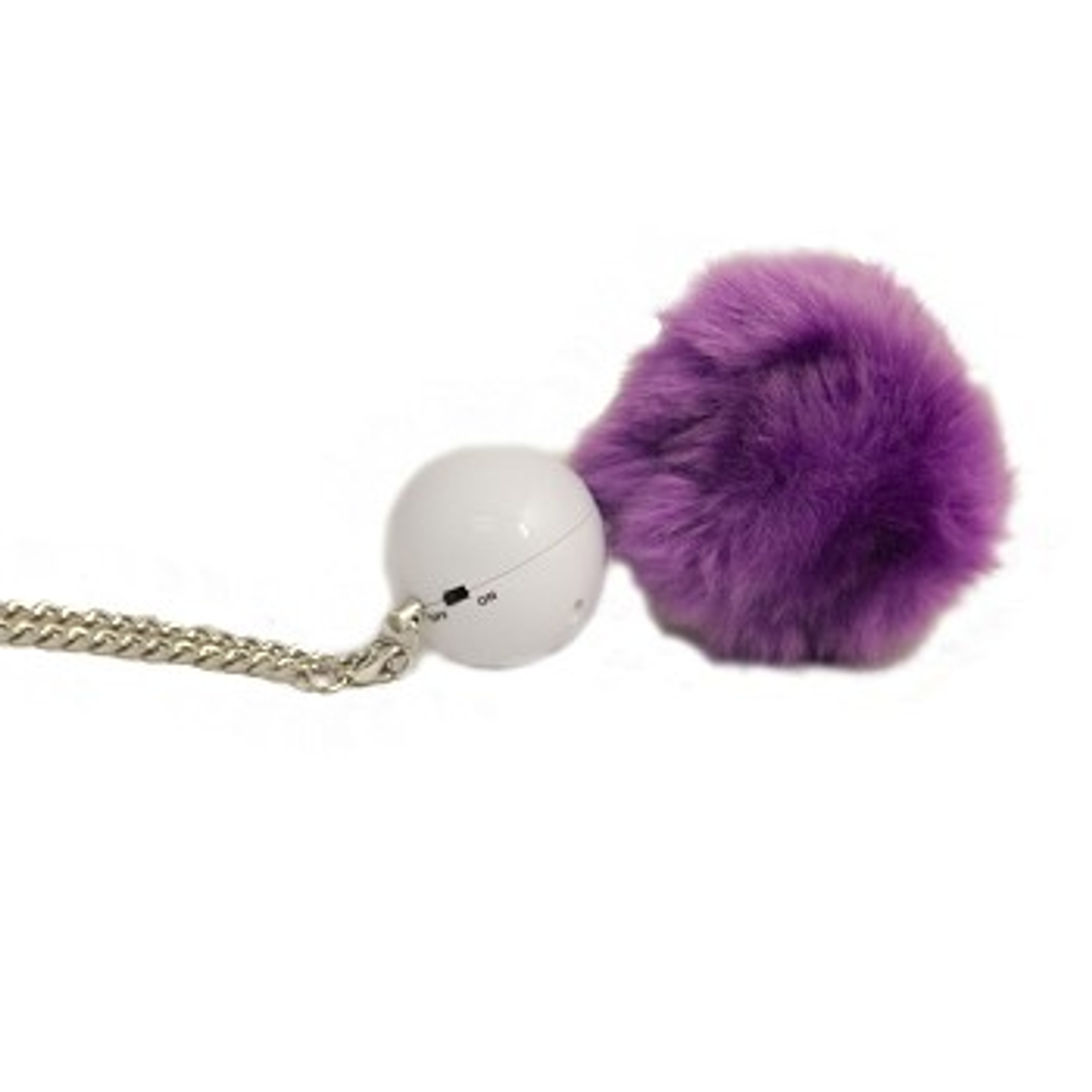 Buzzer Fashionable Furry Alarm for Children and Women Color Pink Purple White Size Compact Includes 3 Button Cell Batteries