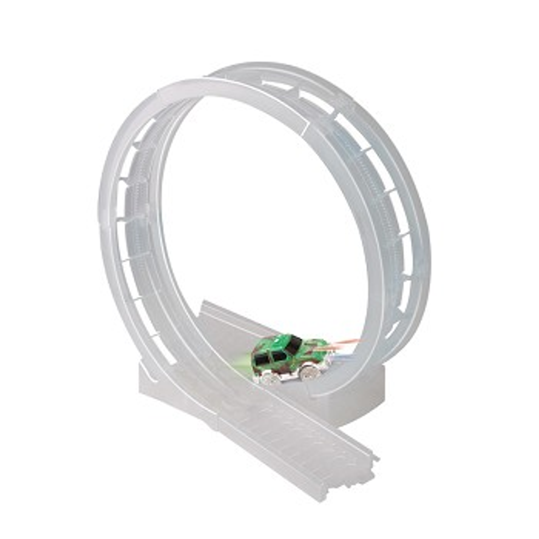 Track Expansion Pack Clear 360 Loop-de-Loop Green Includes 360 Stunt Car Compatible with Bend-A-Path Products 12.5 Inch x 13 Inch x 5.75 Inch