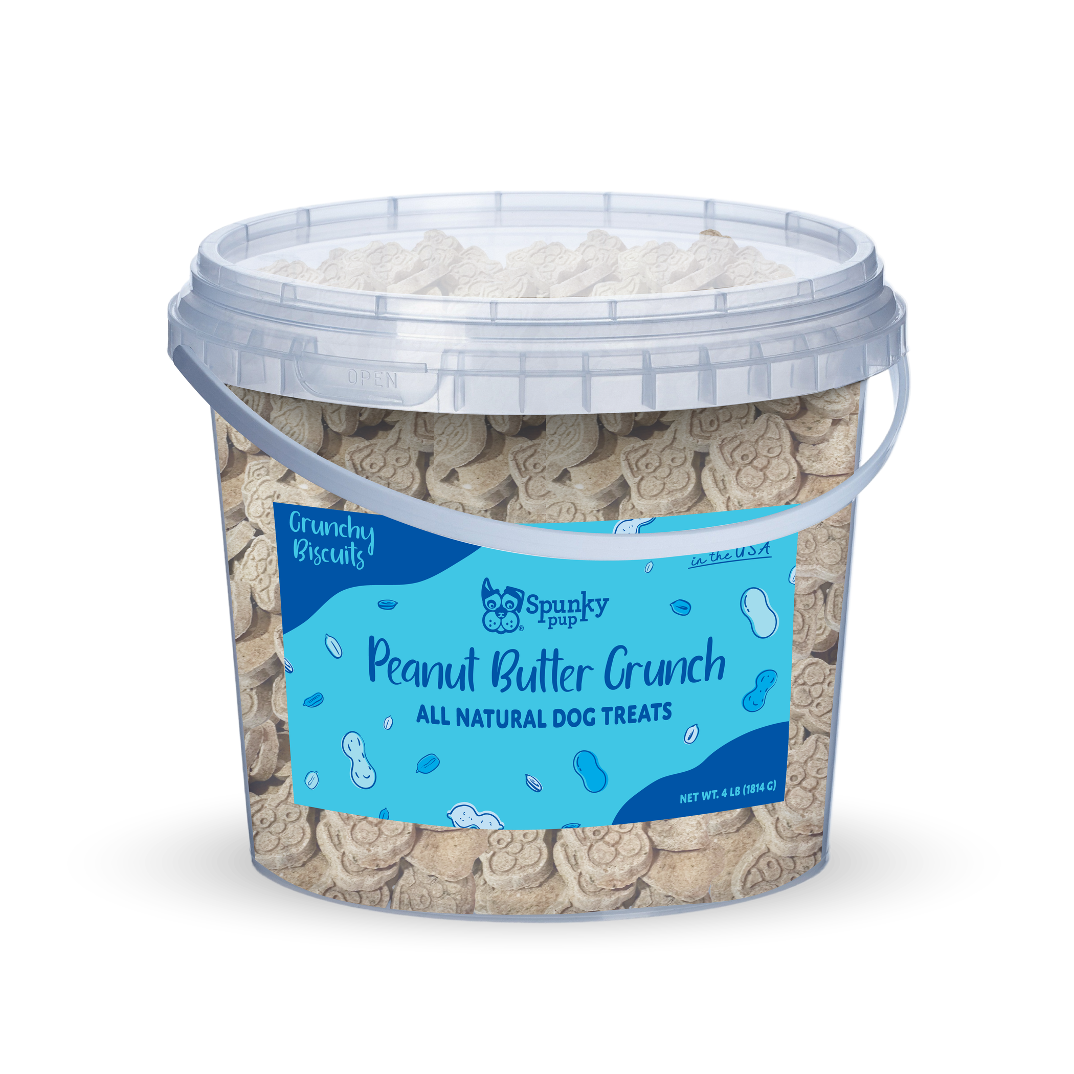 All Natural Baked Biscuits - 4 pounds - Bucket of Biscuits Image 1