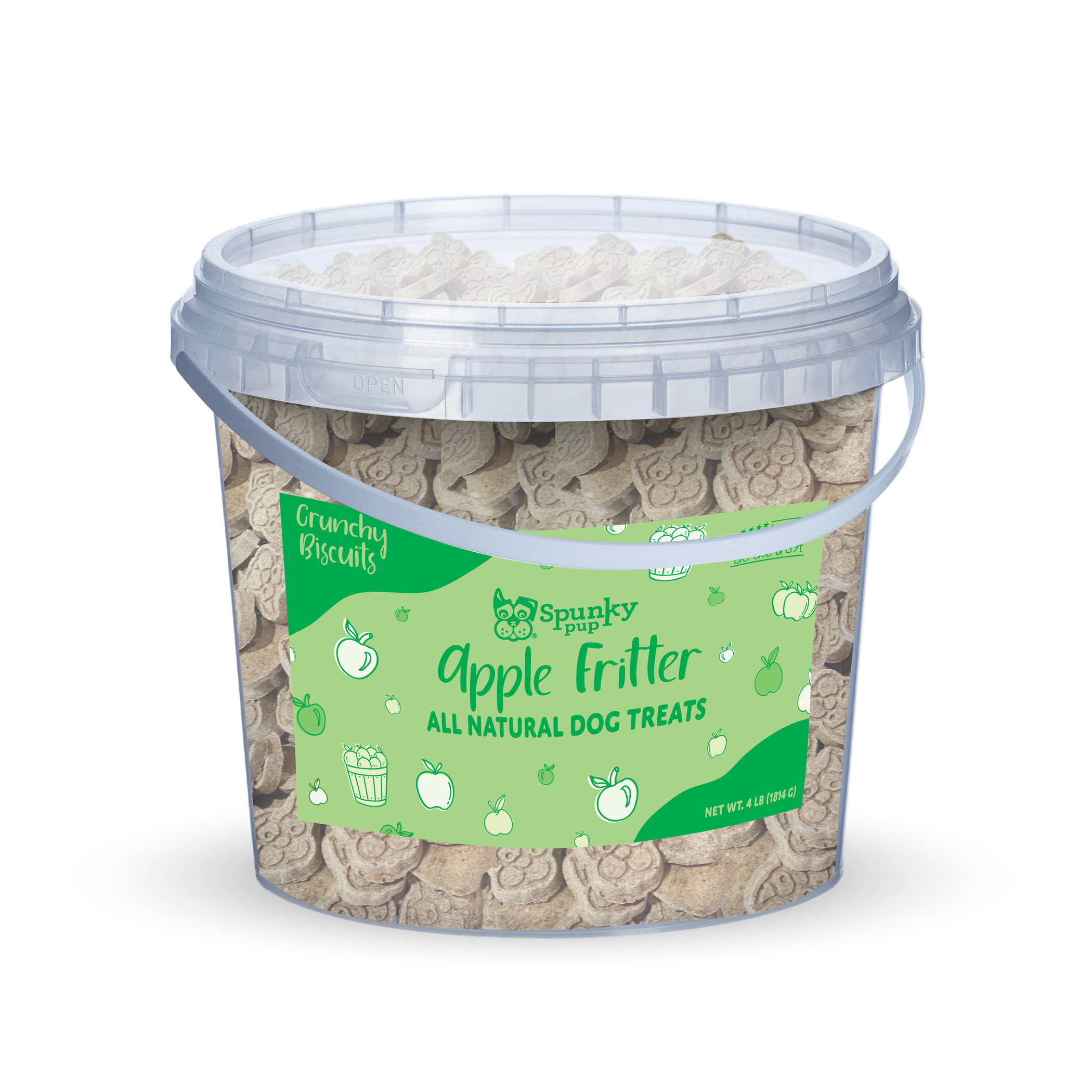 All Natural Baked Biscuits - 4 pounds - Bucket of Biscuits Image 1