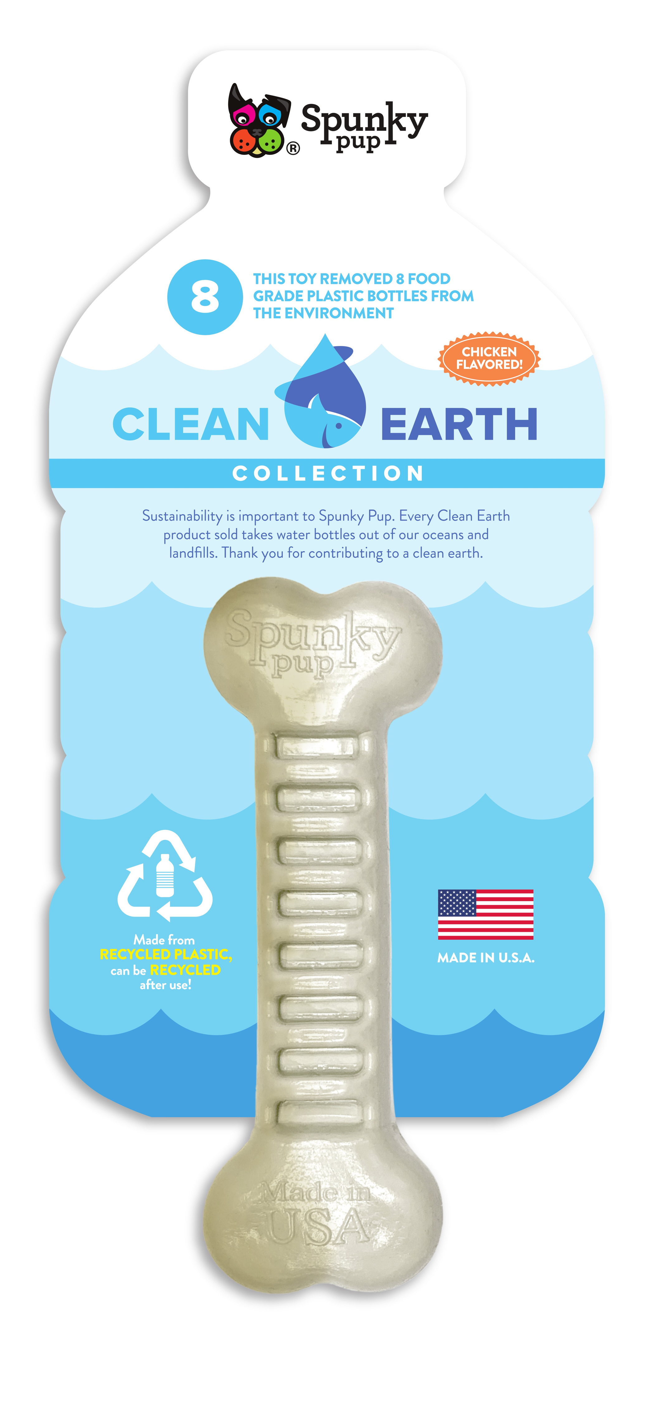 Clean Earth Hard Chews - 100% Sustainable - USA Made Image 1