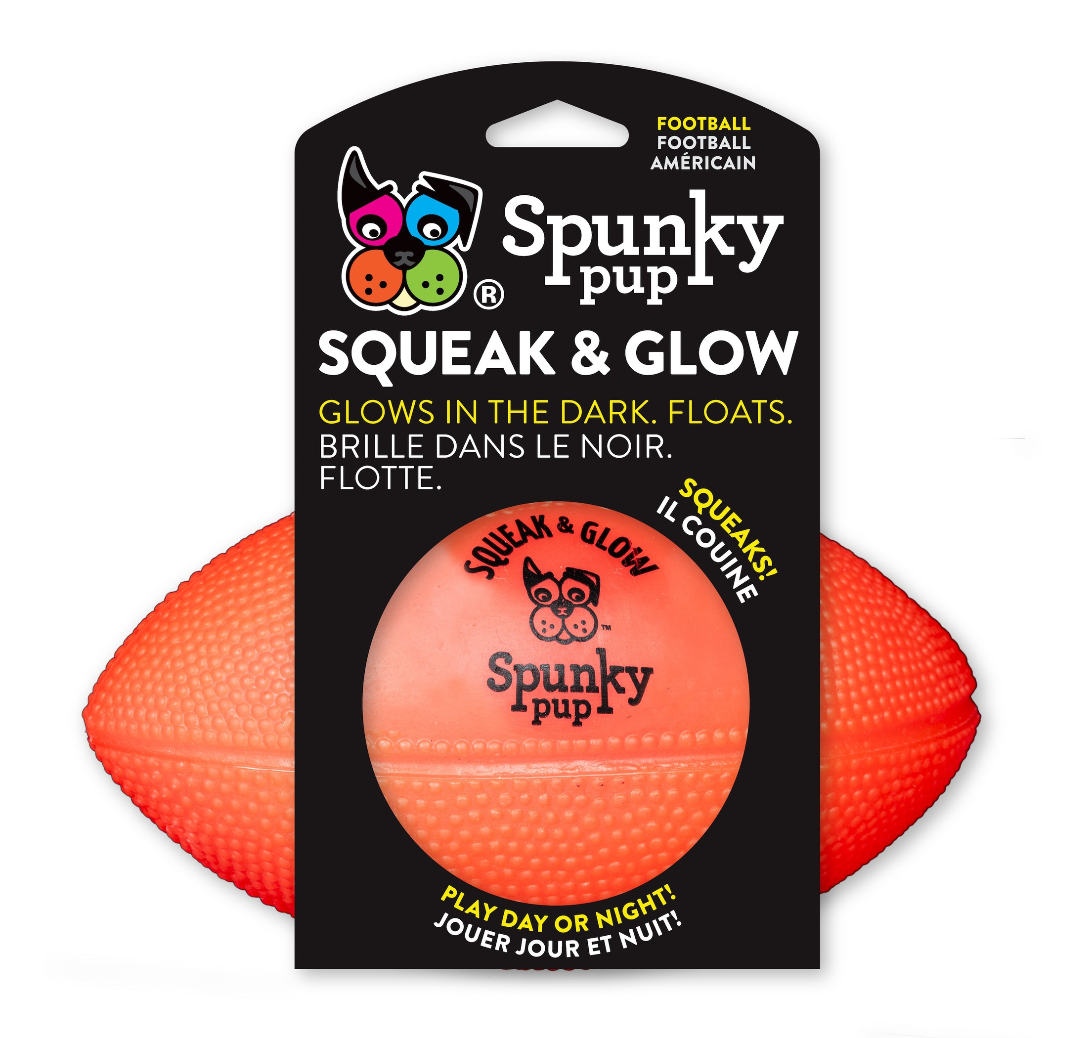 Squeak & Glow Football Image 1